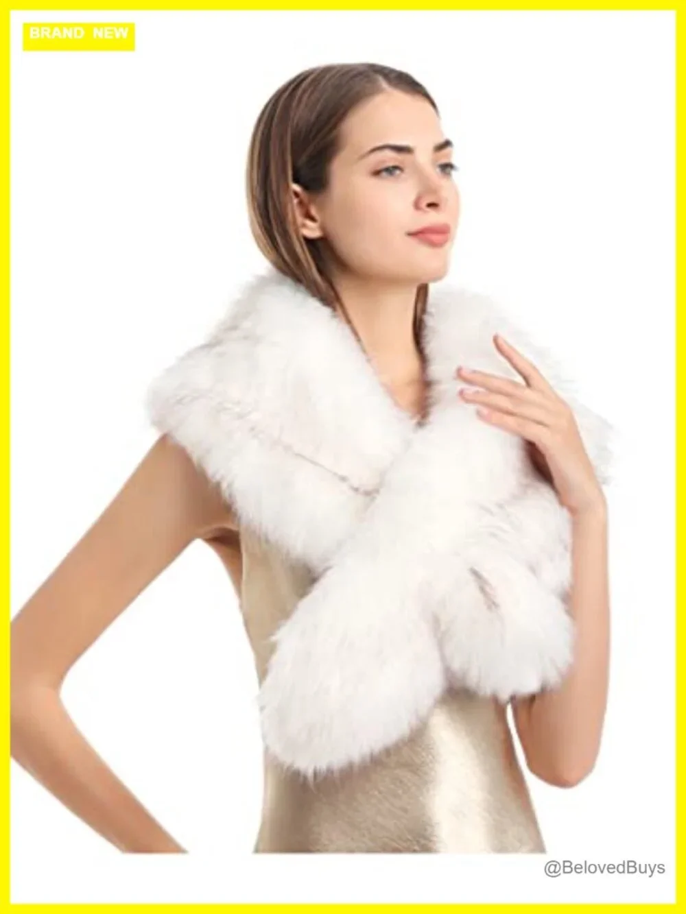 Faux Fur Bucket Hat and Scarf Set 2 Piece Winter Accessories